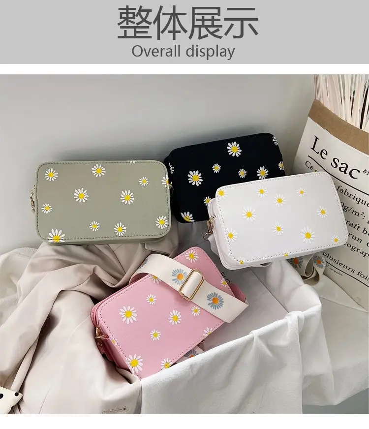 Black Daisy Print Shoulder Crossbody Bag 2024 — feature 28