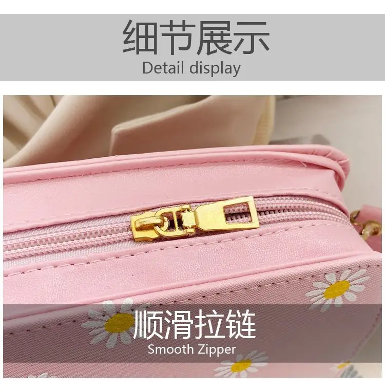 Black Daisy Print Shoulder Crossbody Bag 2024 — feature 7