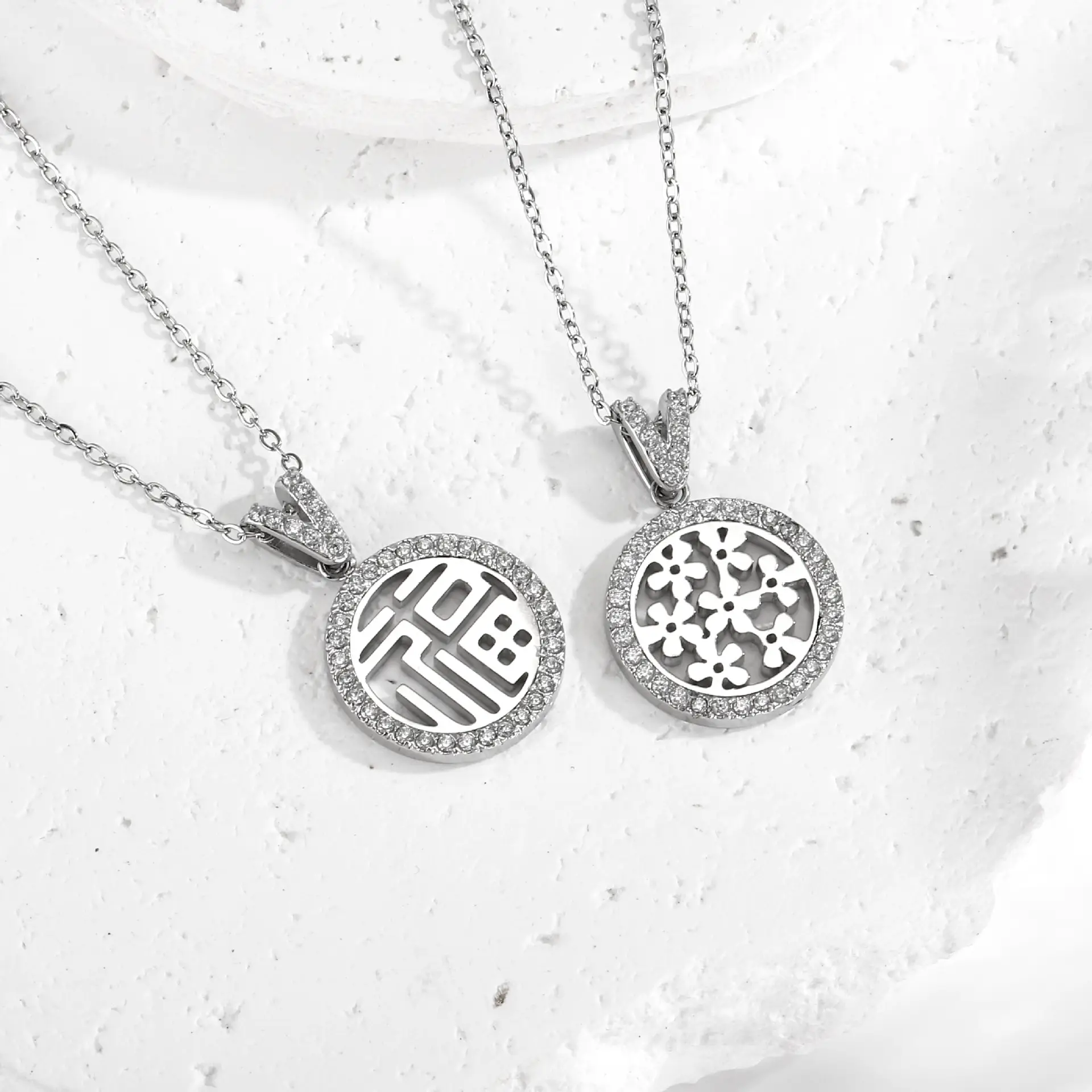 Titanium Steel Blessing Necklace Set 2024 New - Image 6