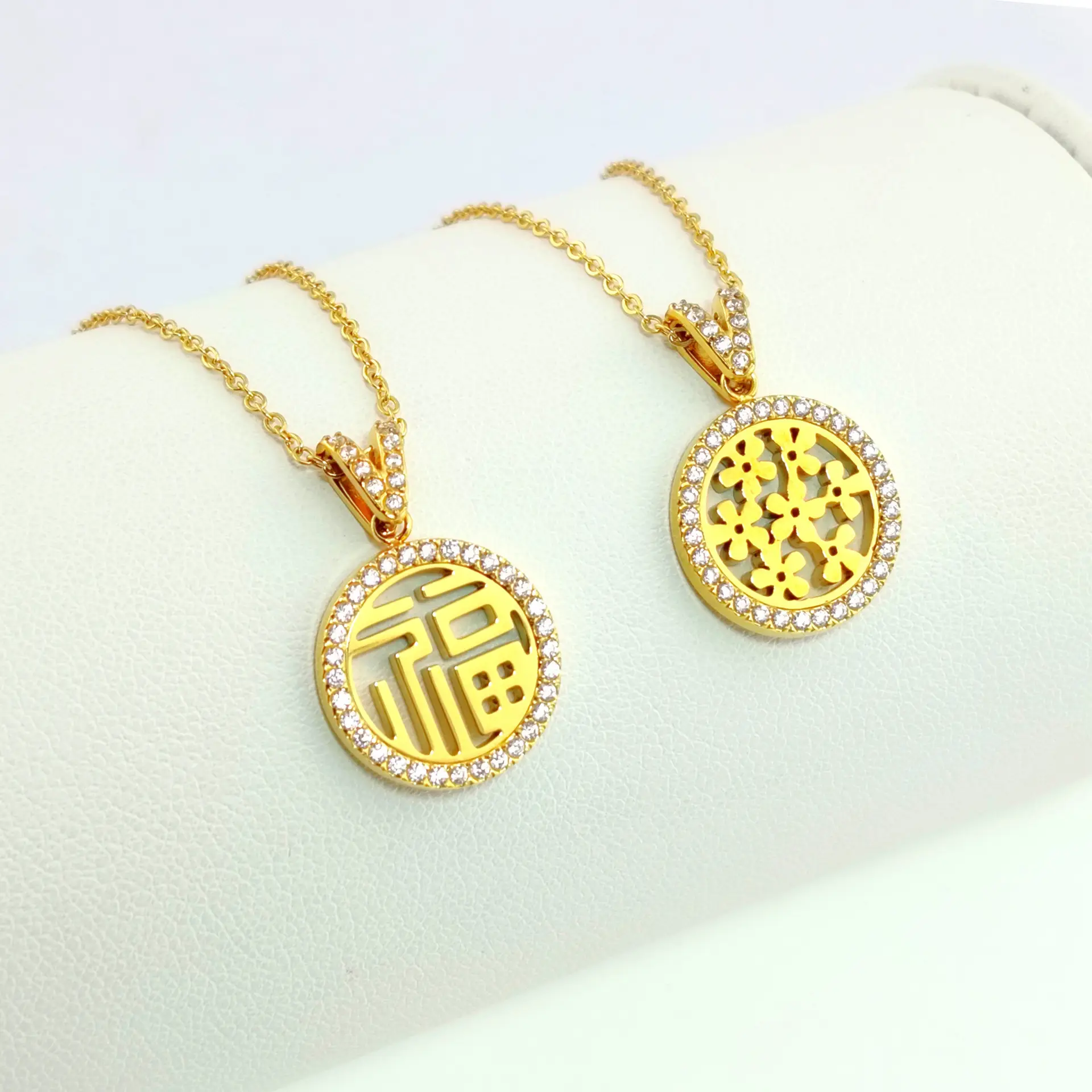 Titanium Steel Blessing Necklace Set 2024 New — feature 9