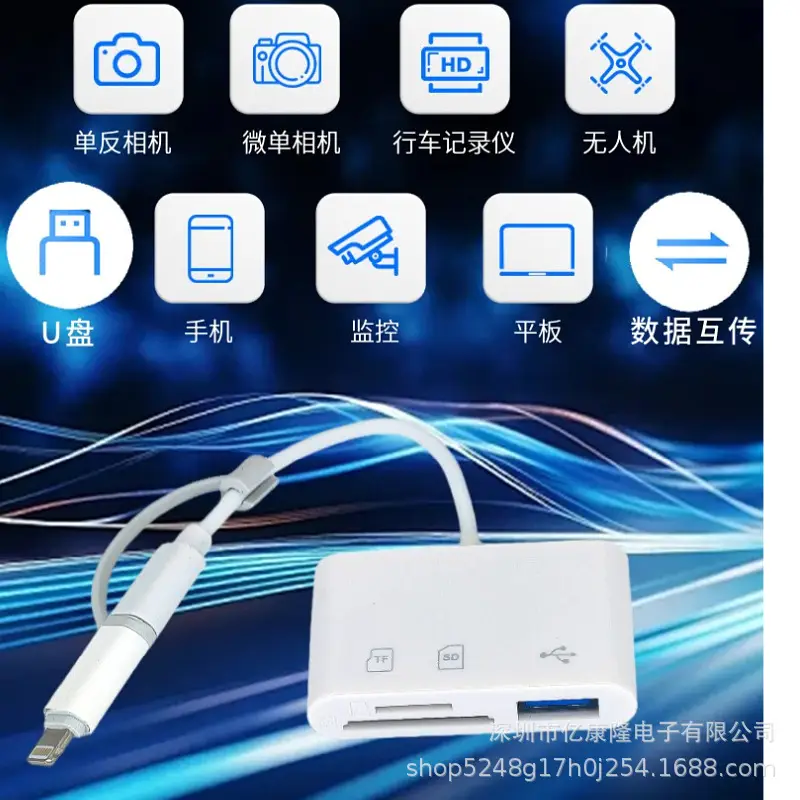 Apple Type-C OTG Dual Head Reader for All Devices