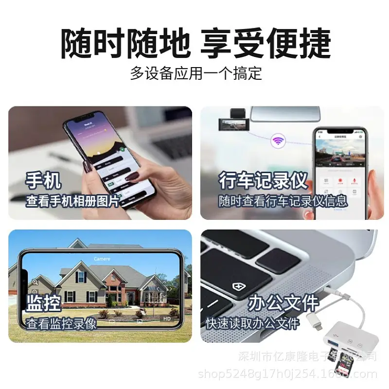 Apple Type-C OTG Dual Head Reader for All Devices