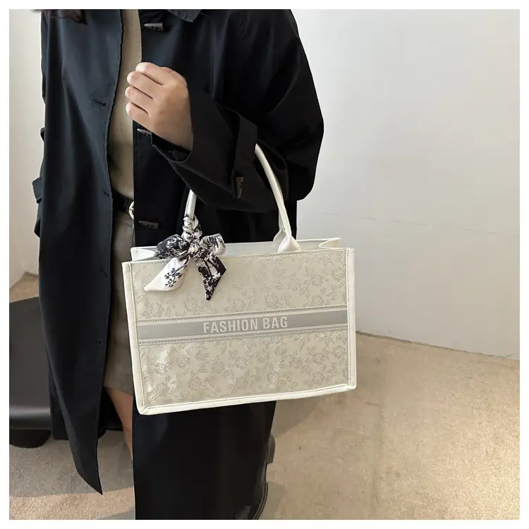 Women's Black Embroidered Crossbody Bag with Bow — feature 15