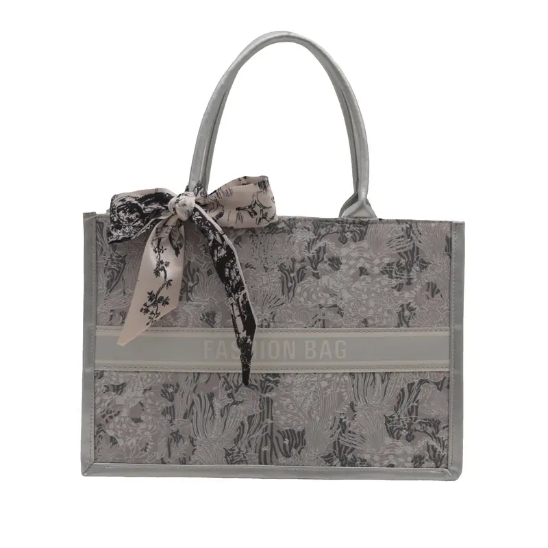 Women's Black Embroidered Crossbody Bag with Bow - Image 4