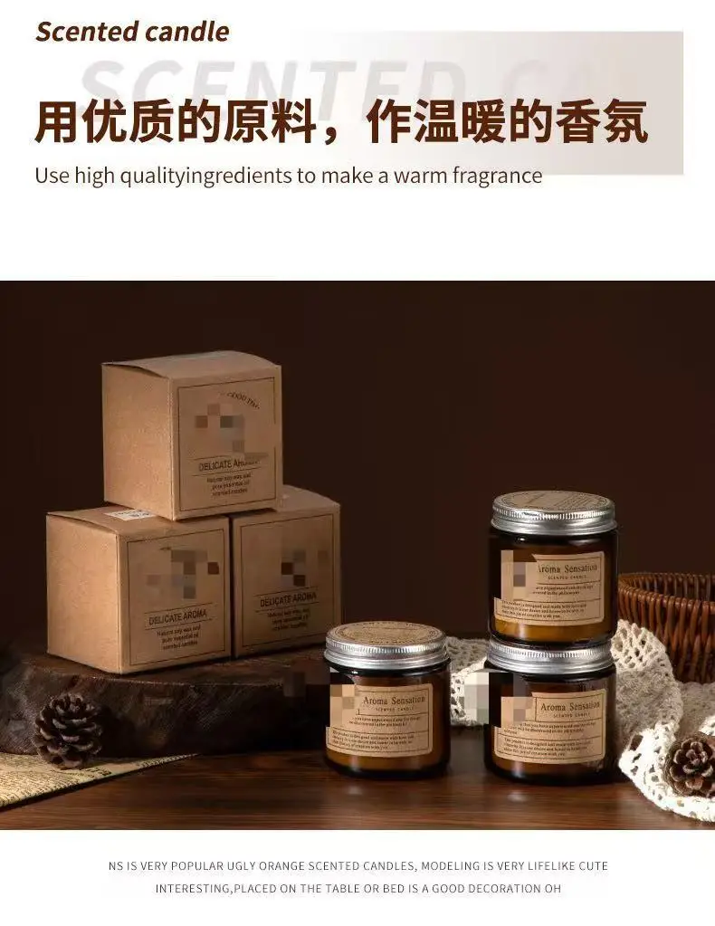 Cross-border DIY handmade soy wax smokeless tea glass candle fragrance gift cross-border aromatherapy candle z — feature 10