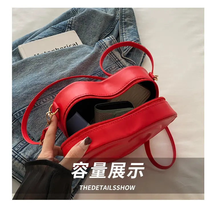 Vintage Heart Bag Women 2024 Casual Shoulder Crossbody Love — feature 8