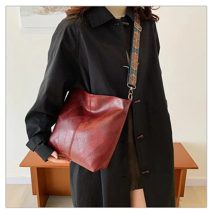 Women's 2024 Shoulder Bag Brown Leather Crossbody - Image 8