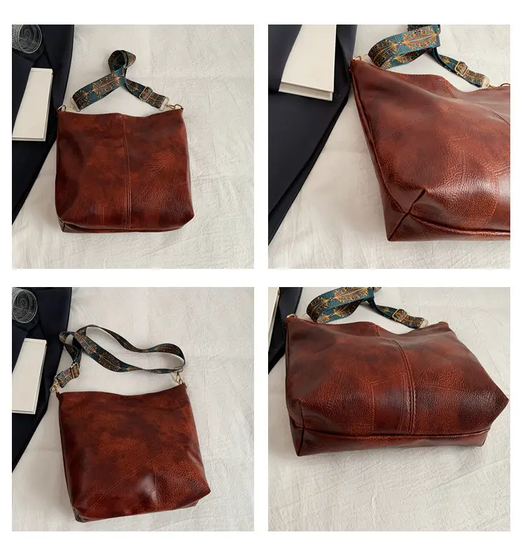 Women's 2024 Shoulder Bag Brown Leather Crossbody — feature 12
