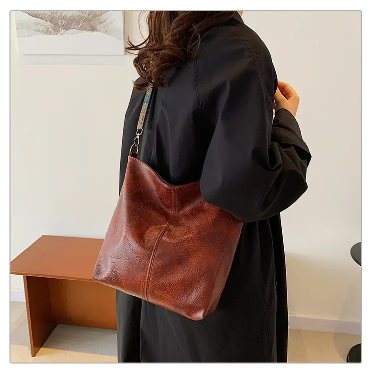 Women's 2024 Shoulder Bag Brown Leather Crossbody — feature 22