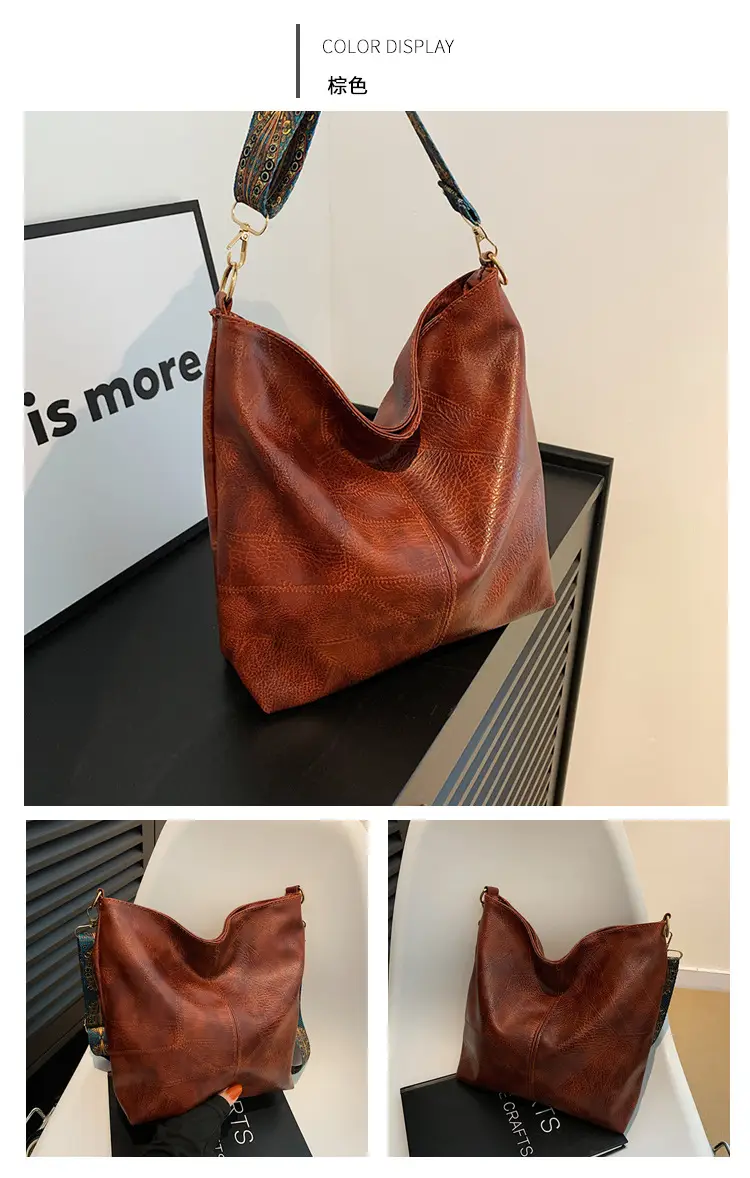 Women's 2024 Shoulder Bag Brown Leather Crossbody — feature 32