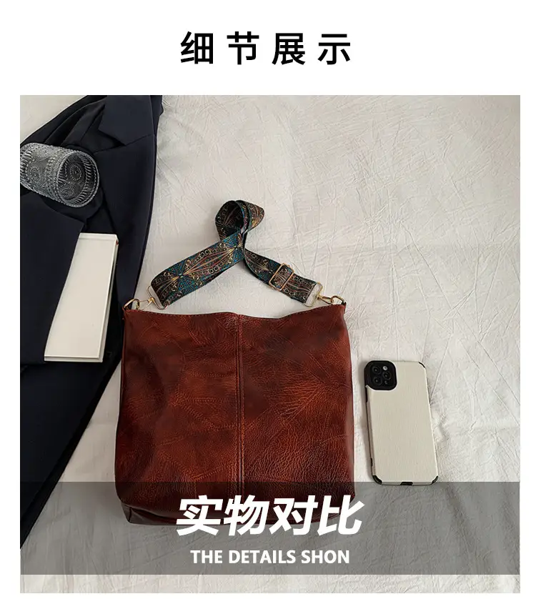 Women's 2024 Shoulder Bag Brown Leather Crossbody — feature 6