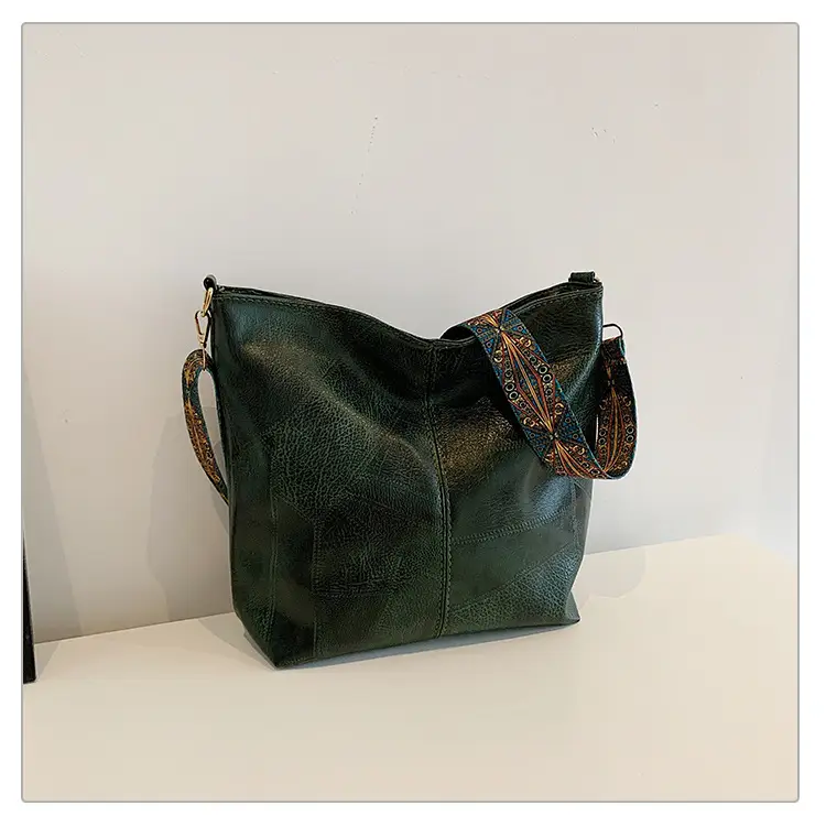 Women's 2024 Shoulder Bag Brown Leather Crossbody - Image 5