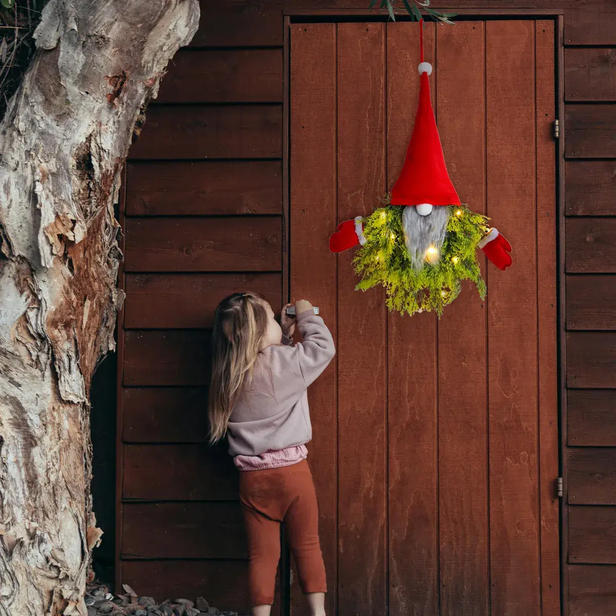 Christmas Wreath Hanging for Door Decor - Image 4