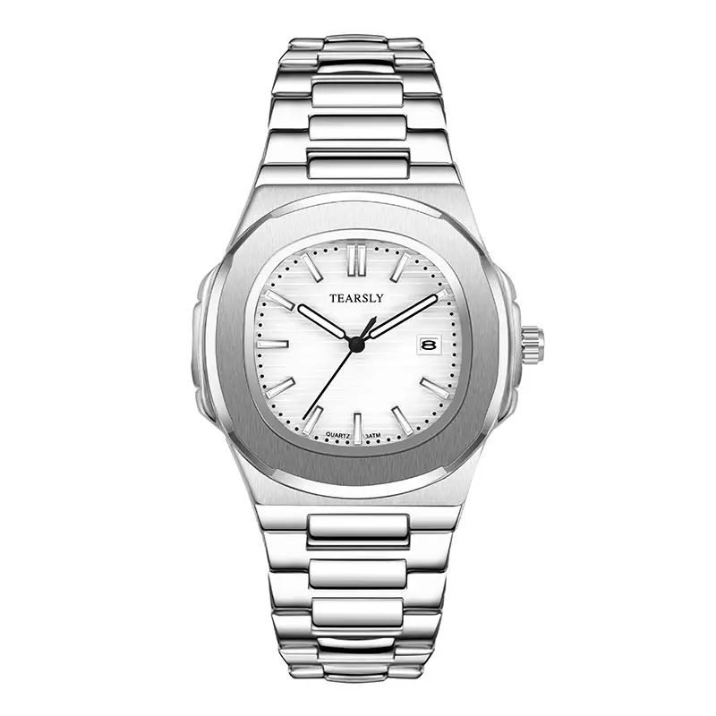 Tearsly Gold Steel Band Watch Waterproof Luminous Business Men - Image 4