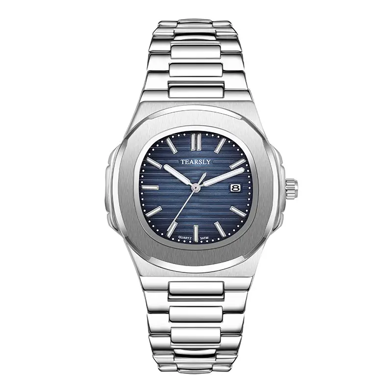 Tearsly Gold Steel Band Watch Waterproof Luminous Business Men - Image 5