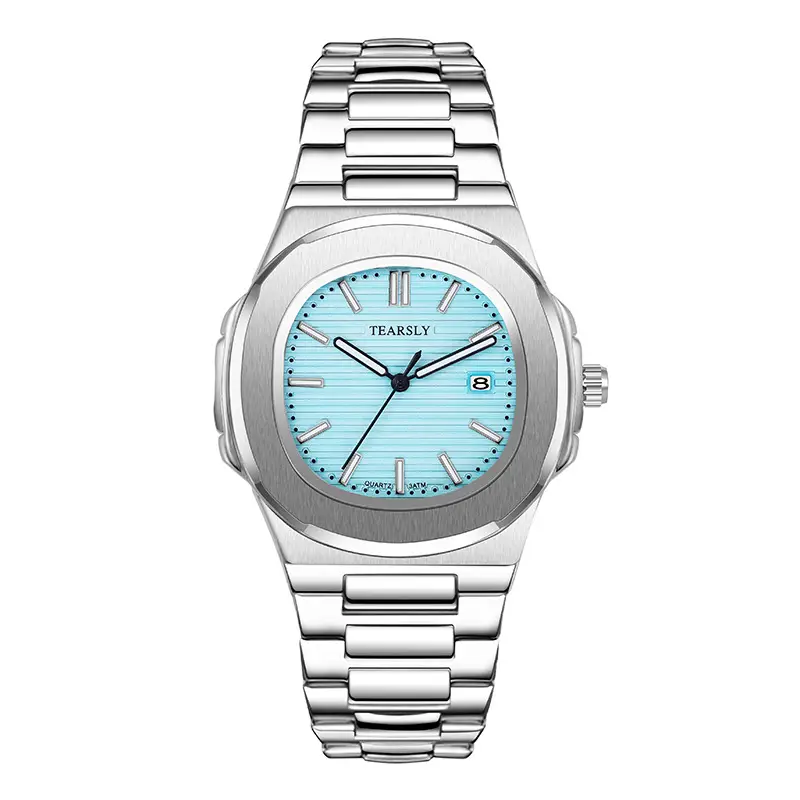 Tearsly Gold Steel Band Watch Waterproof Luminous Business Men - Image 6