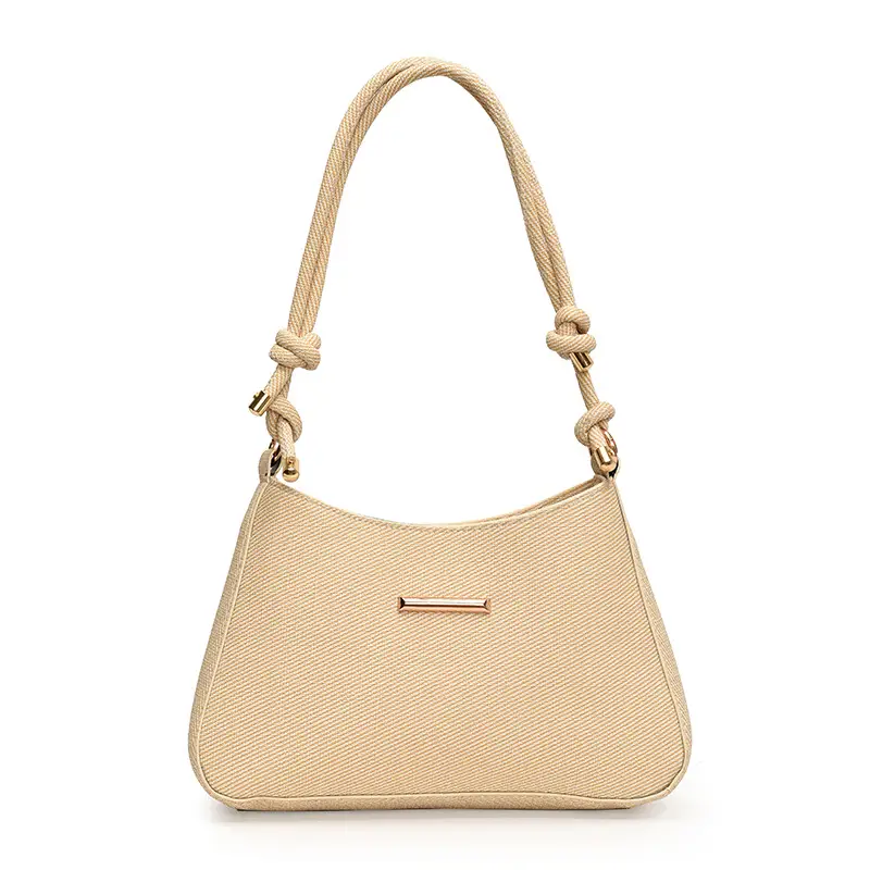Pink Textured Shoulder Bag for Women Autumn Winter - Image 3