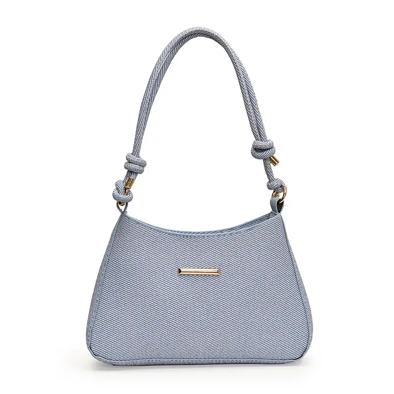 Pink Textured Shoulder Bag for Women Autumn Winter - Image 5