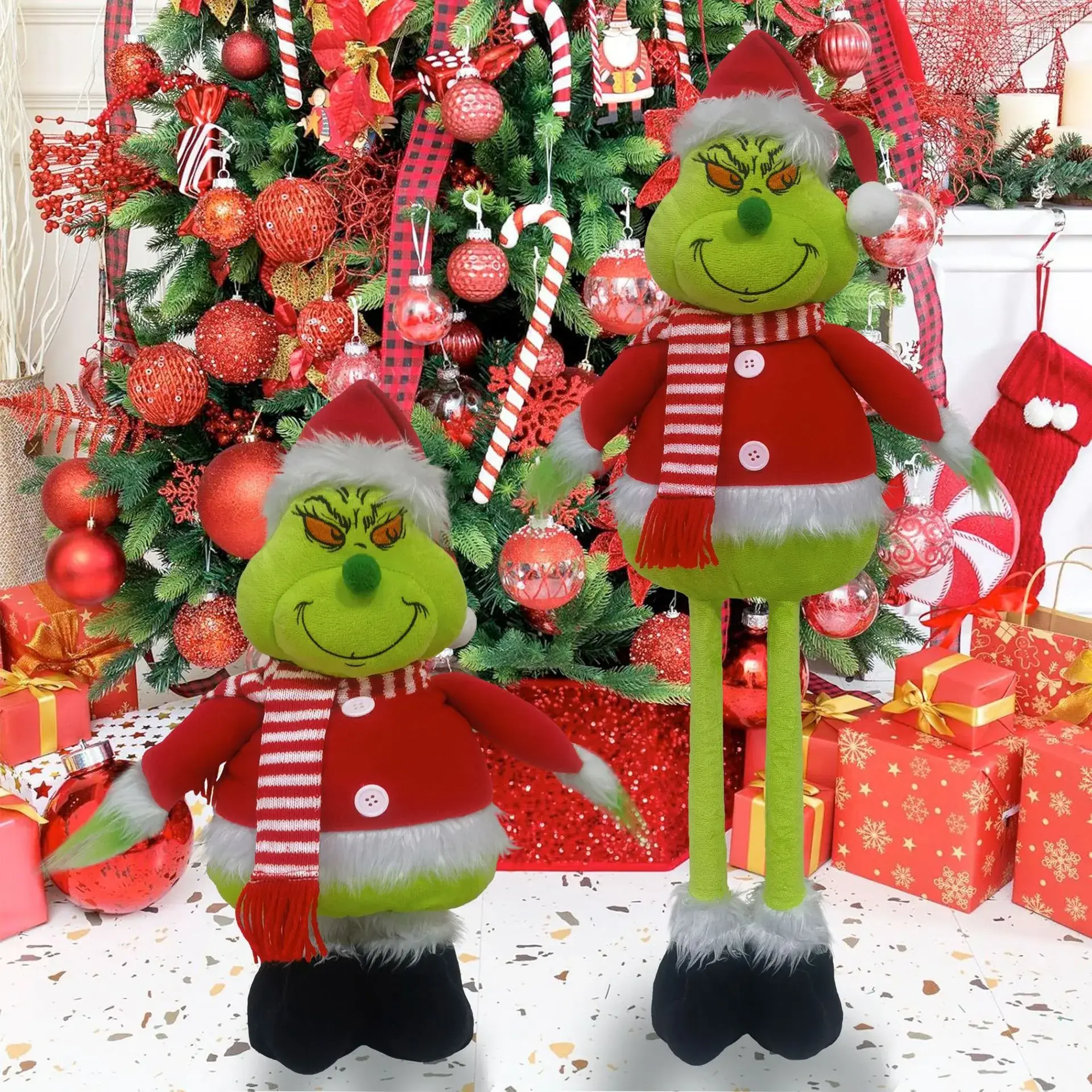 Christmas Grinch Doll Doll Elf Christmas Decorations