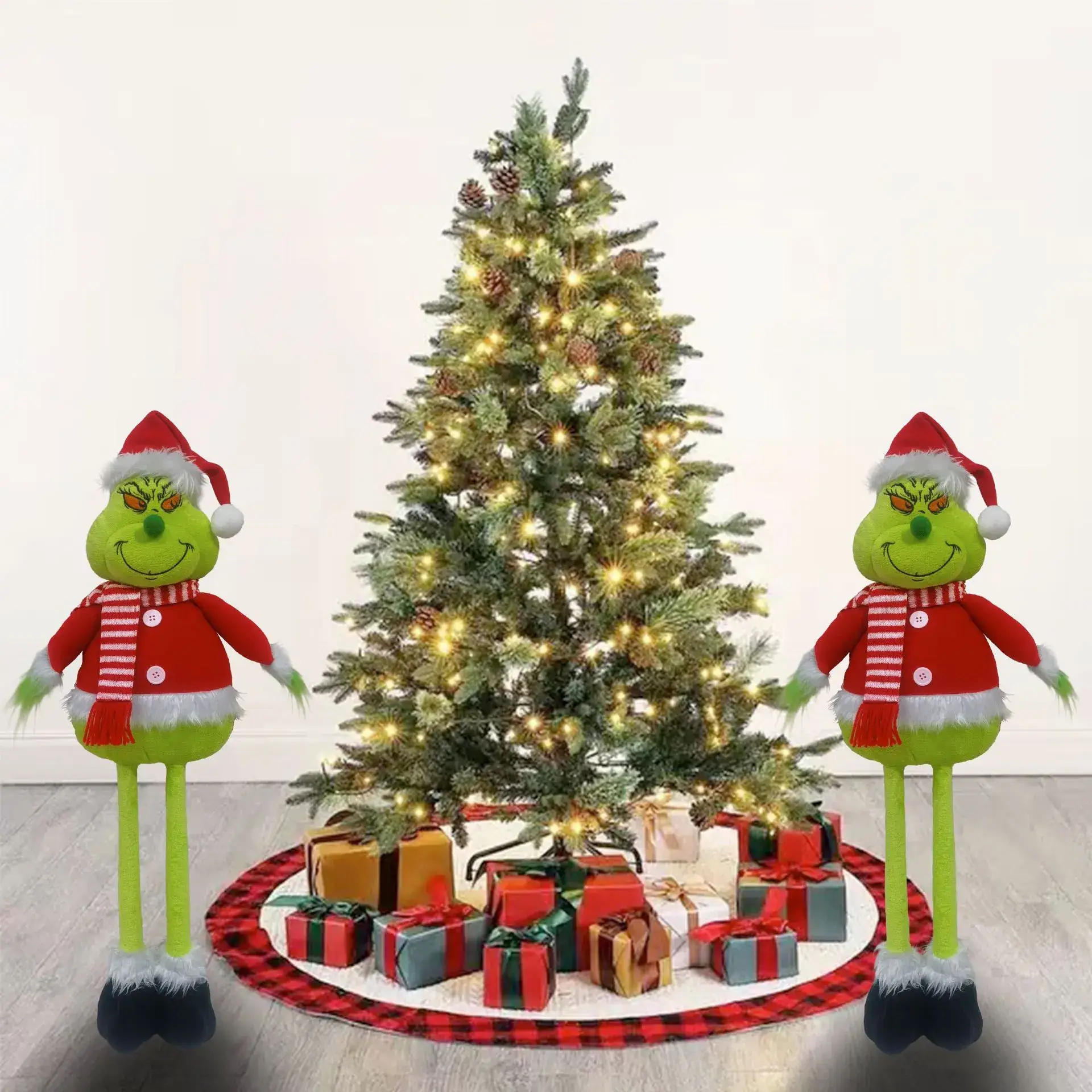 Christmas Grinch Doll Doll Elf Christmas Decorations