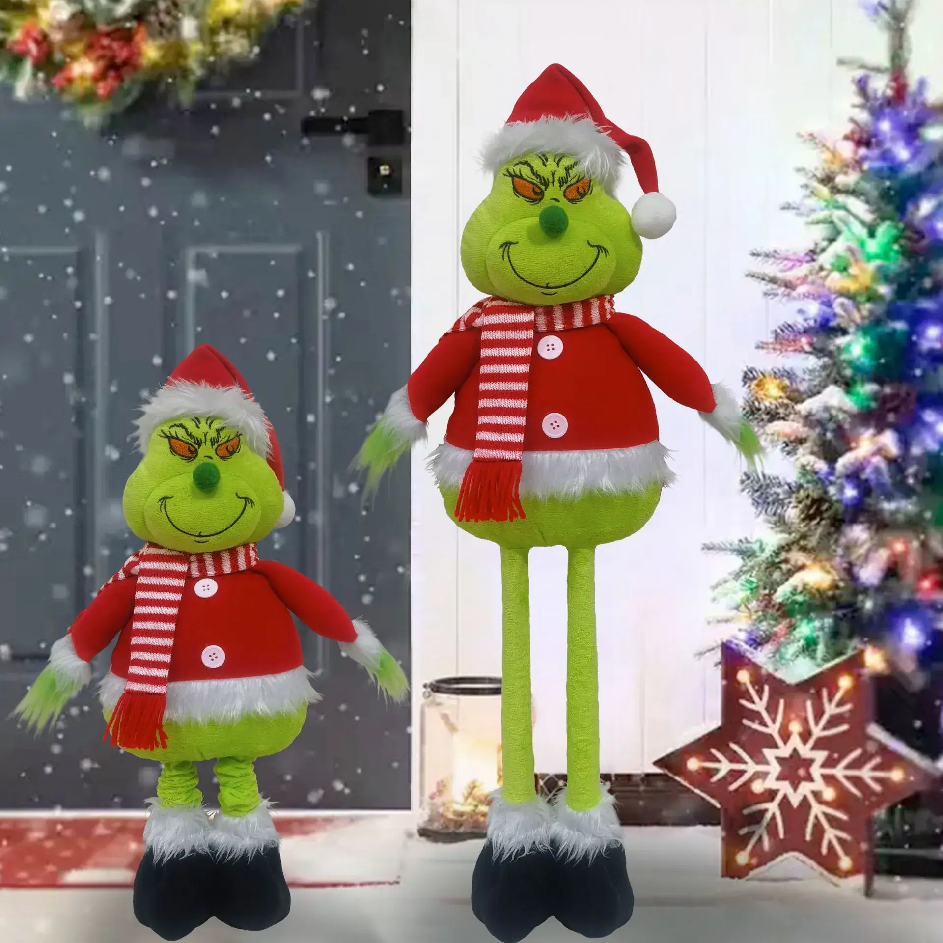 Christmas Grinch Doll Doll Elf Christmas Decorations — feature 1