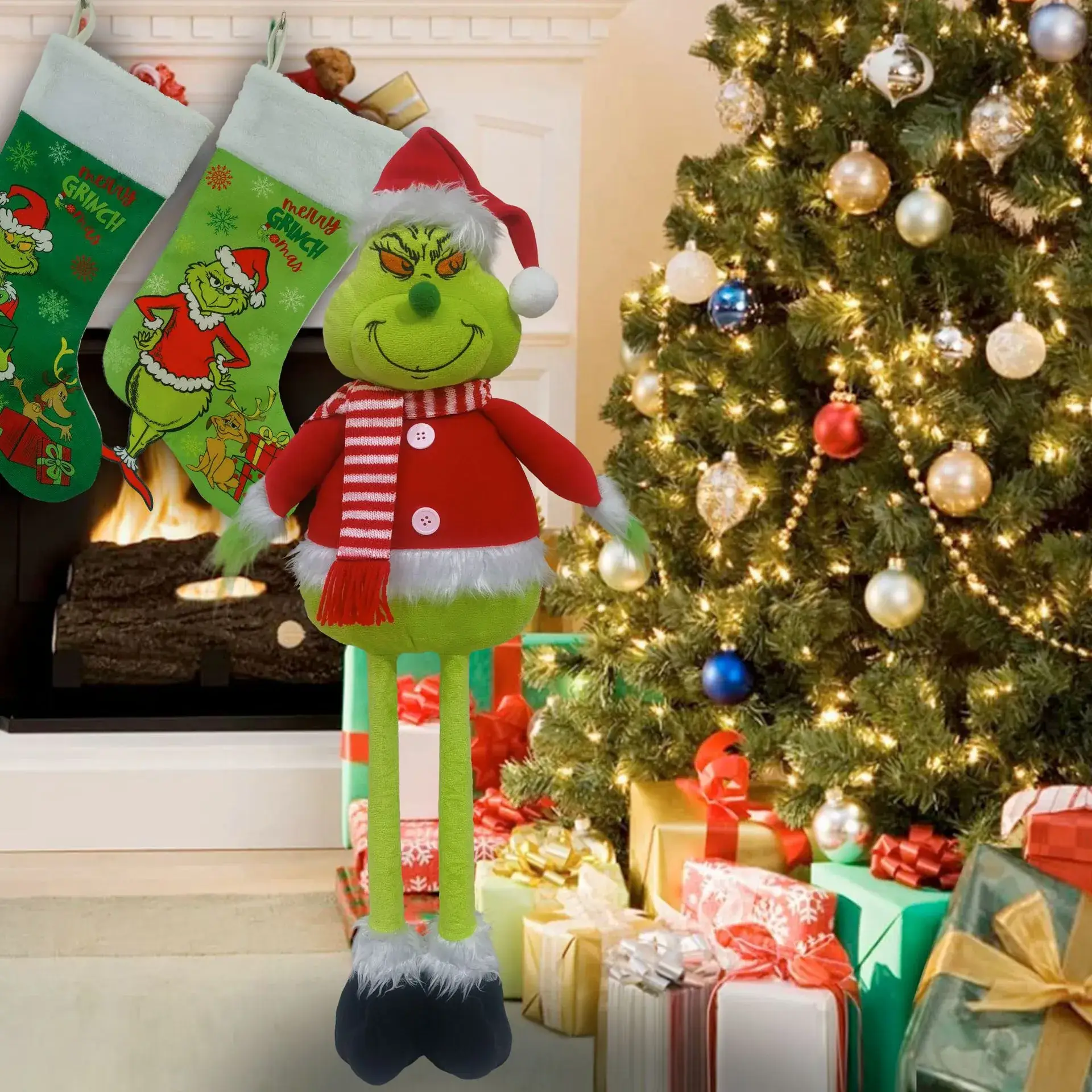 Christmas Grinch Doll Doll Elf Christmas Decorations — feature 10