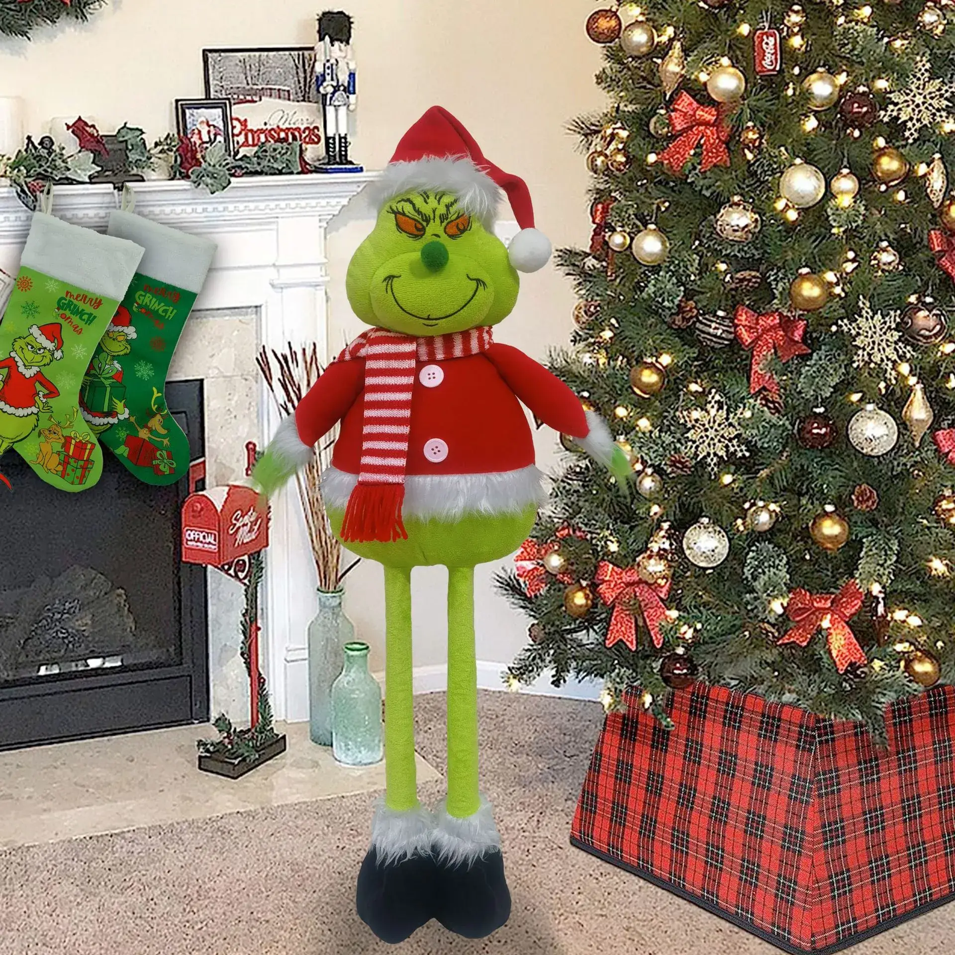 Christmas Grinch Doll Doll Elf Christmas Decorations — feature 12