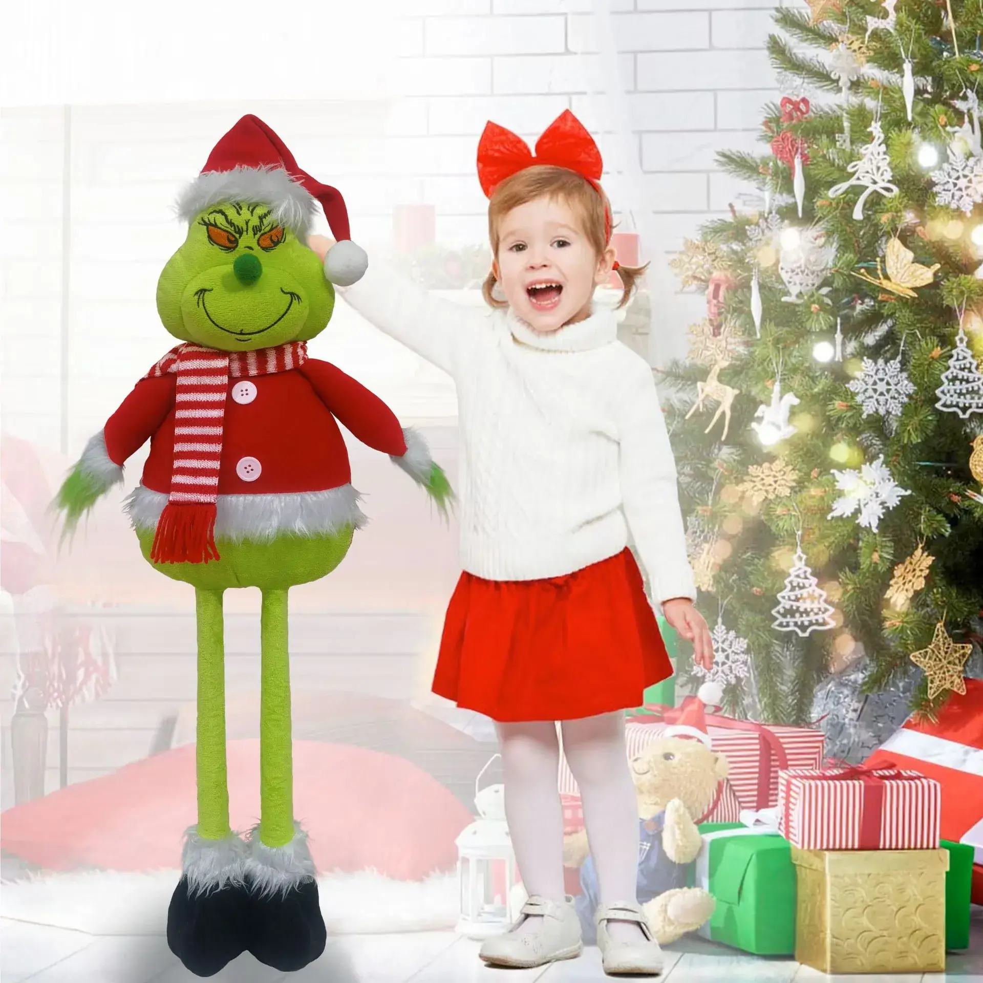 Christmas Grinch Doll Doll Elf Christmas Decorations — feature 8