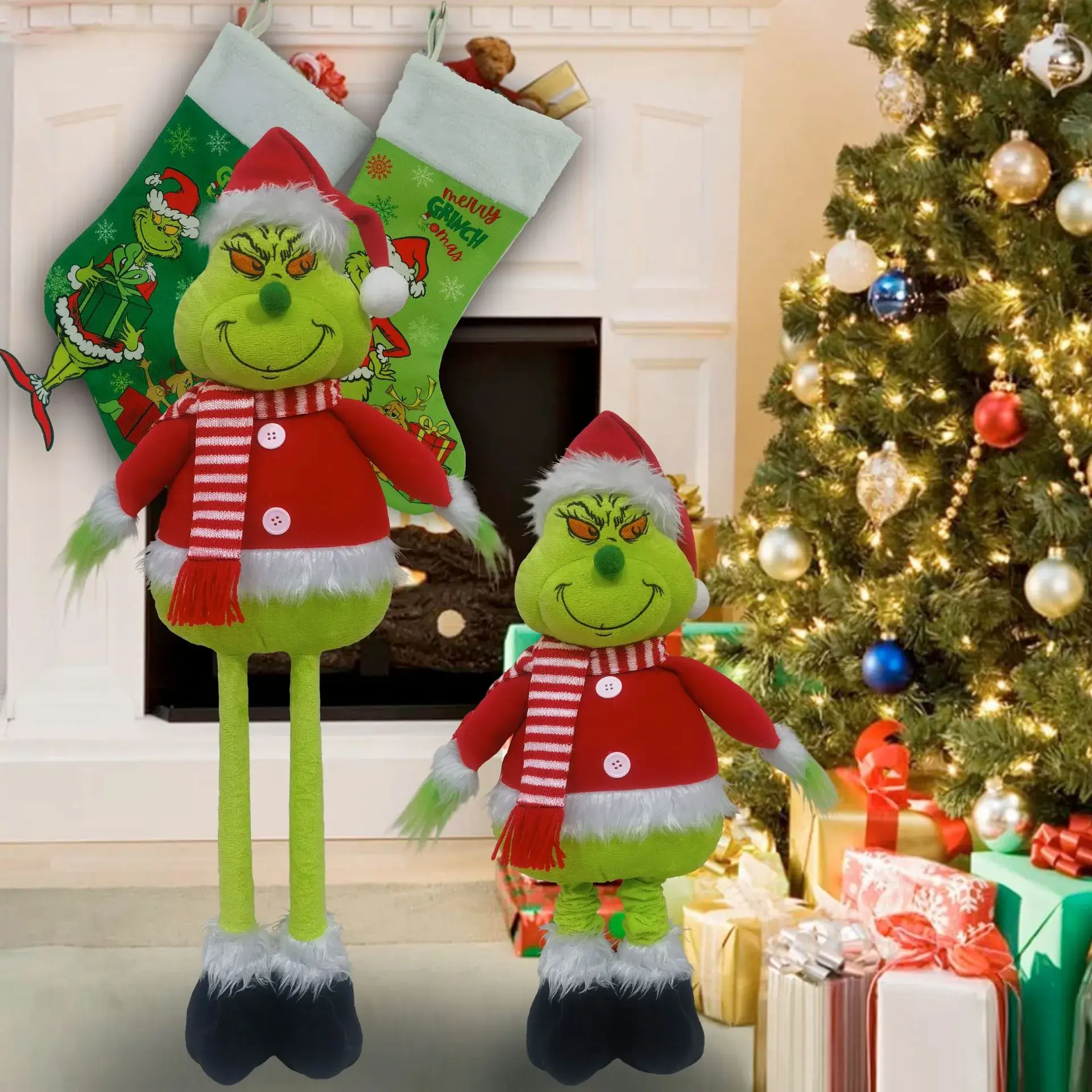 Christmas Grinch Doll Doll Elf Christmas Decorations — feature 9