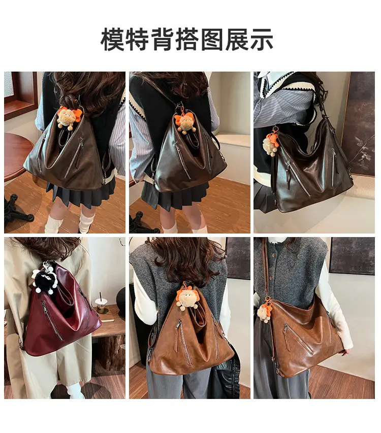 Retro Crossbody Bag for Women 2024 Autumn Winter Large Capacity — feature 11