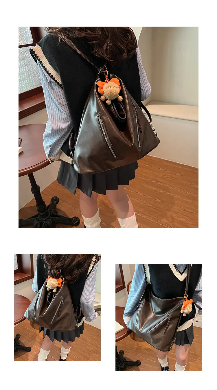 Retro Crossbody Bag for Women 2024 Autumn Winter Large Capacity — feature 12