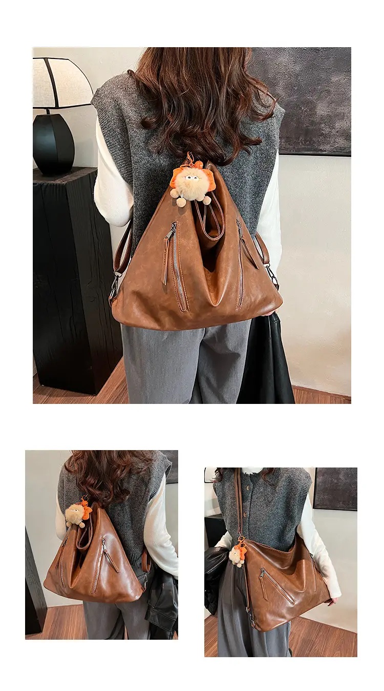 Retro Crossbody Bag for Women 2024 Autumn Winter Large Capacity — feature 13