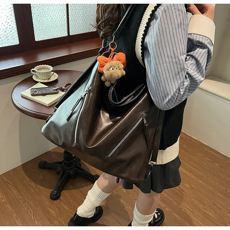 Retro Crossbody Bag for Women 2024 Autumn Winter Large Capacity — feature 17