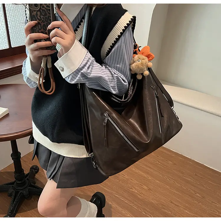 Retro Crossbody Bag for Women 2024 Autumn Winter Large Capacity — feature 18