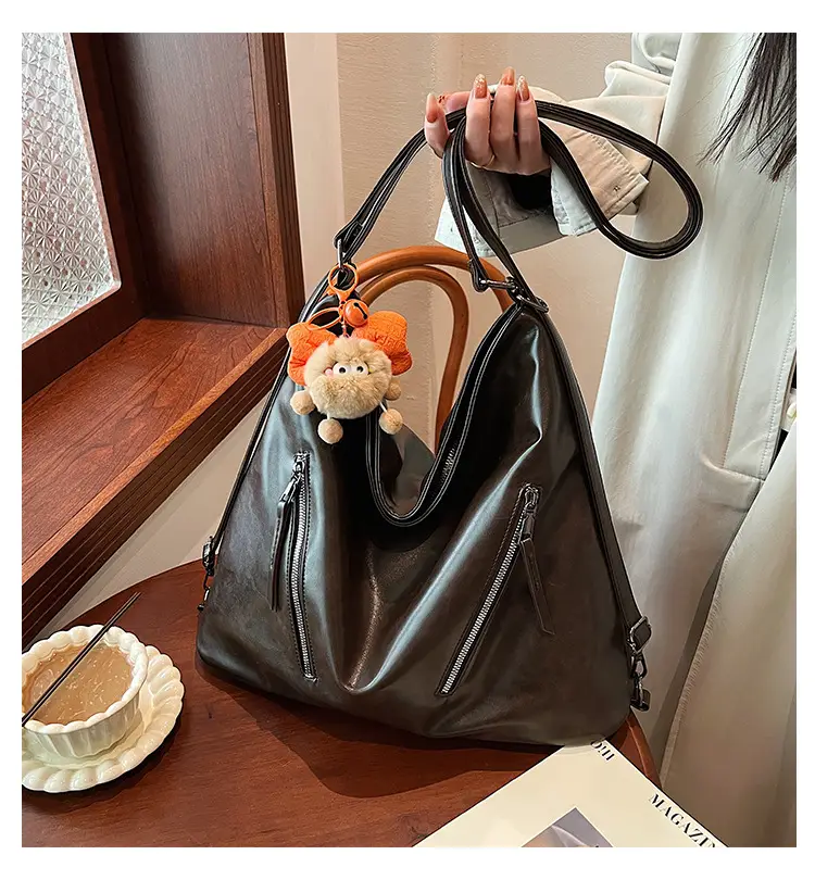 Retro Crossbody Bag for Women 2024 Autumn Winter Large Capacity — feature 2
