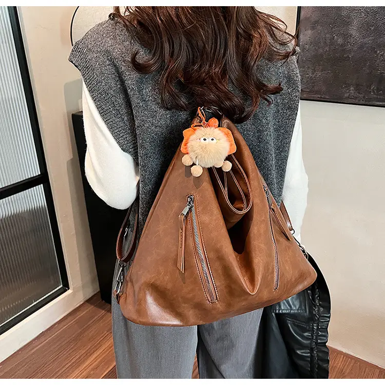 Retro Crossbody Bag for Women 2024 Autumn Winter Large Capacity — feature 35