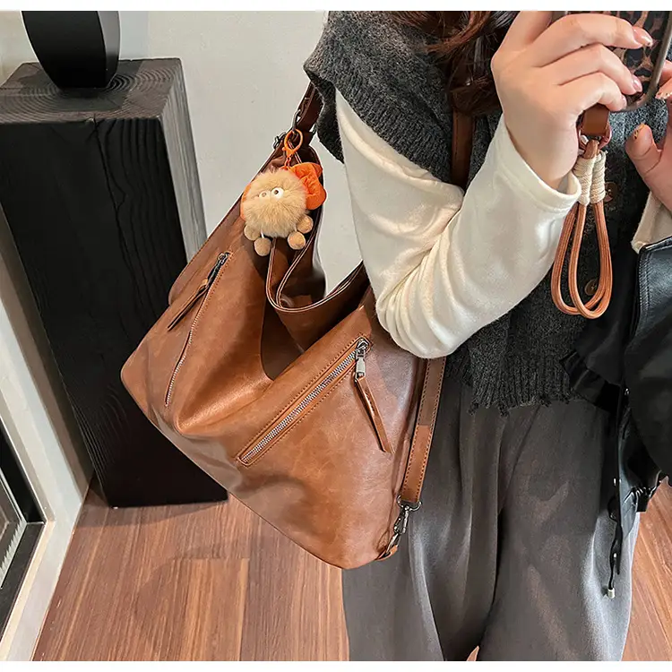 Retro Crossbody Bag for Women 2024 Autumn Winter Large Capacity — feature 36
