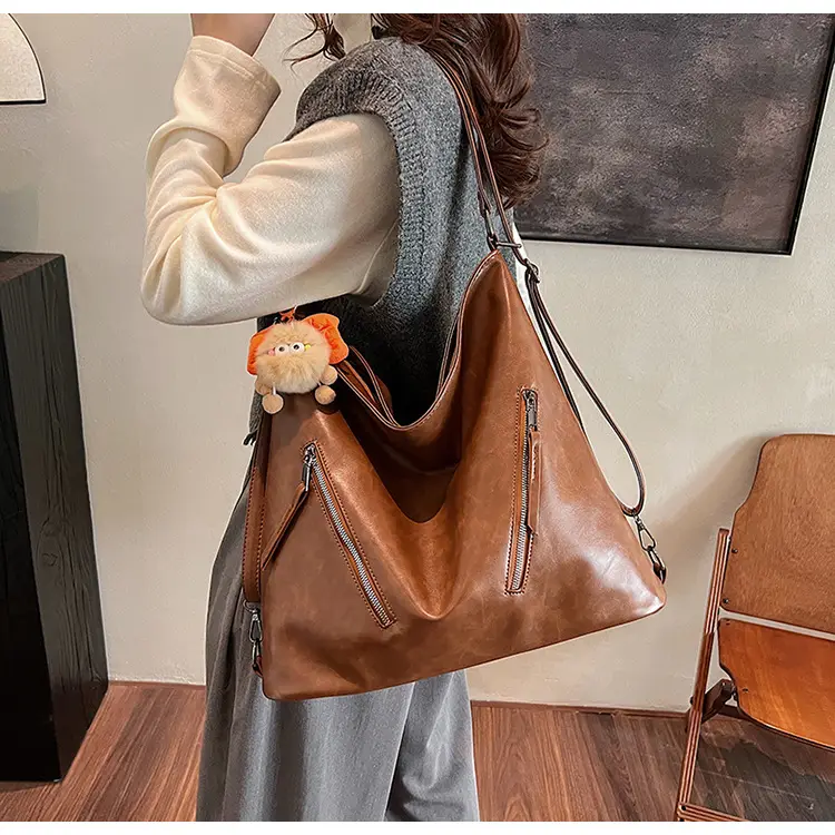 Retro Crossbody Bag for Women 2024 Autumn Winter Large Capacity — feature 37