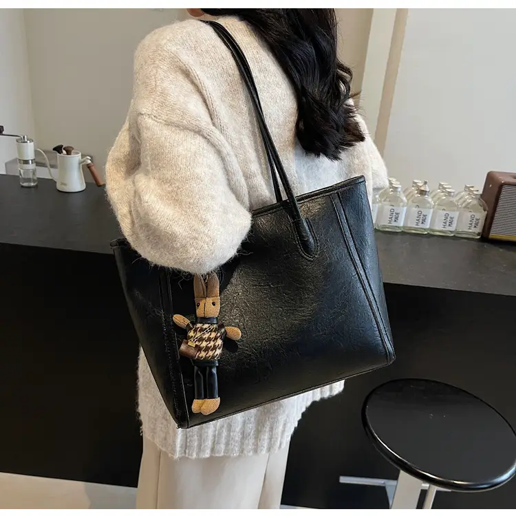 Women's Large Capacity Commuter Tote Bag with Crossbody Strap β feature 30