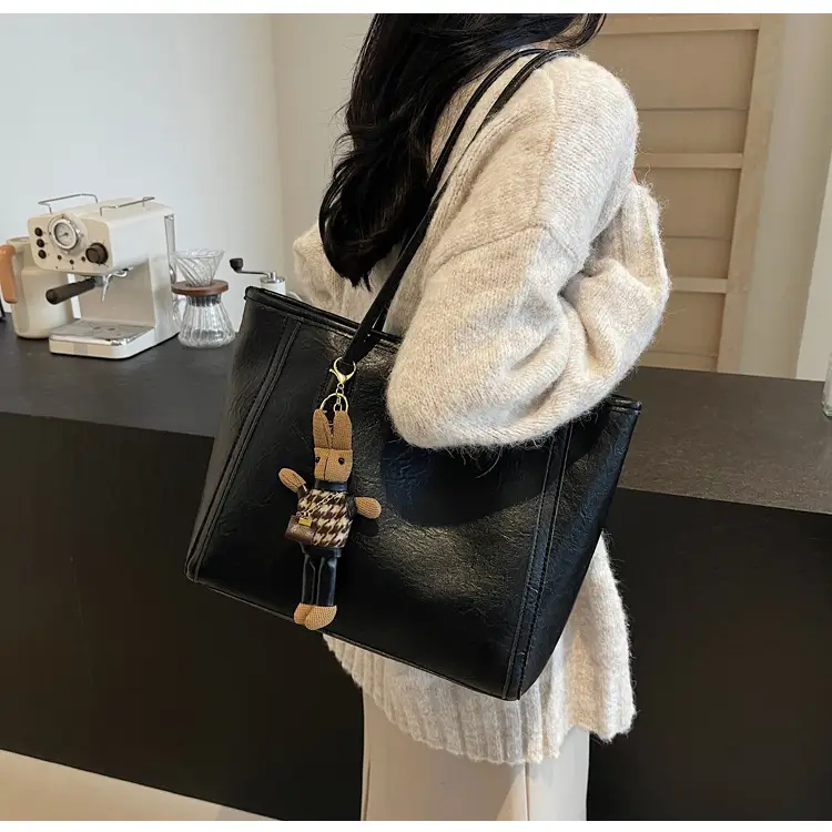 Women's Large Capacity Commuter Tote Bag with Crossbody Strap β feature 35