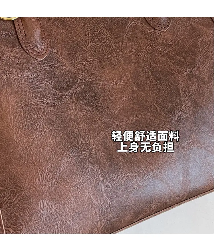 Women's Large Capacity Commuter Tote Bag with Crossbody Strap β feature 6