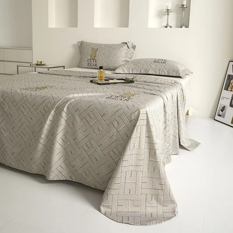 Satin Pure Cotton Bed Sheetss Class a Maternal and Infant Grade 120 Count Xinjiang Long-Staple Cotton Pure Cotton Quilt Bed Sheetss