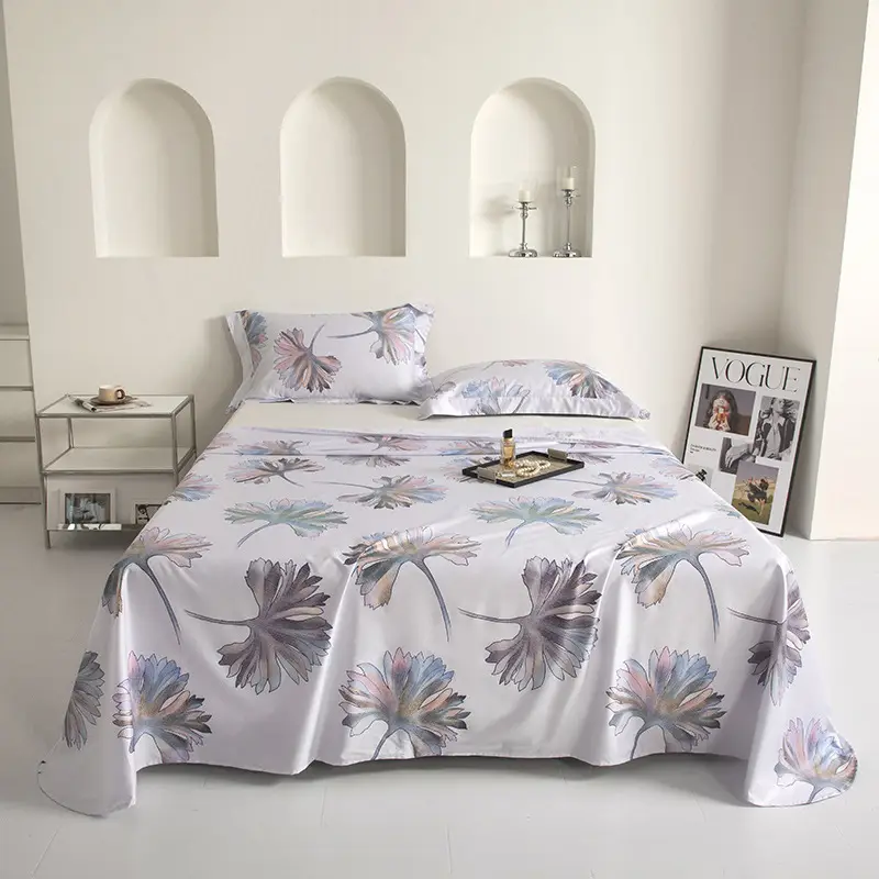 Satin Pure Cotton Bed Sheetss Class a Maternal and Infant Grade 120 Count Xinjiang Long-Staple Cotton Pure Cotton Quilt Bed Sheetss