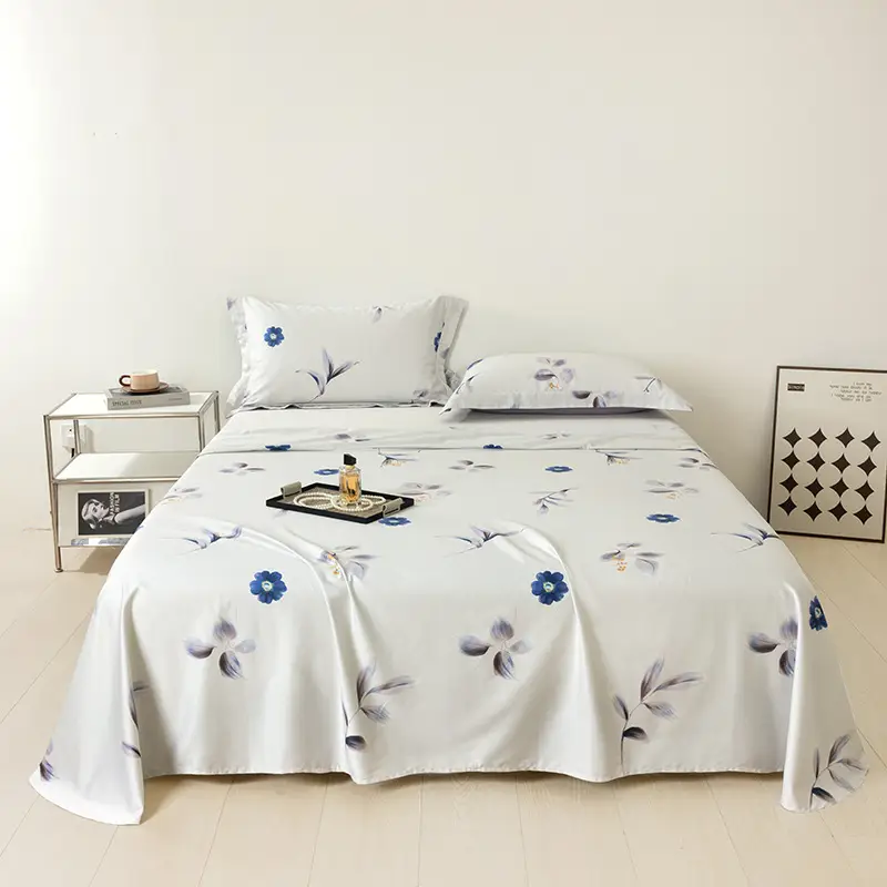 Satin Pure Cotton Bed Sheetss Class a Maternal and Infant Grade 120 Count Xinjiang Long-Staple Cotton Pure Cotton Quilt Bed Sheetss