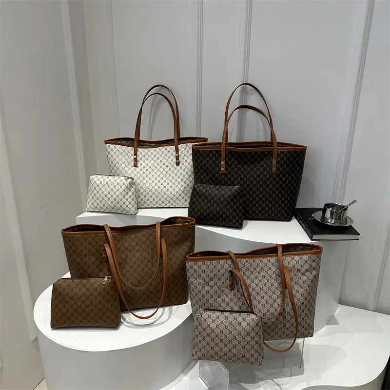 Vintage Brown Patterned Shoulder Bag for Women 2024 - Image 8