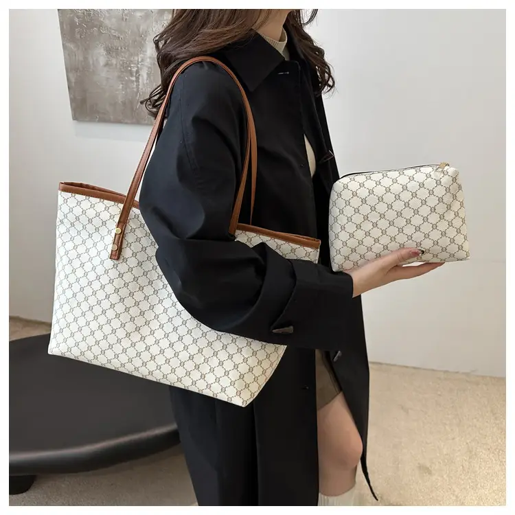 Vintage Brown Patterned Shoulder Bag for Women 2024 — feature 20