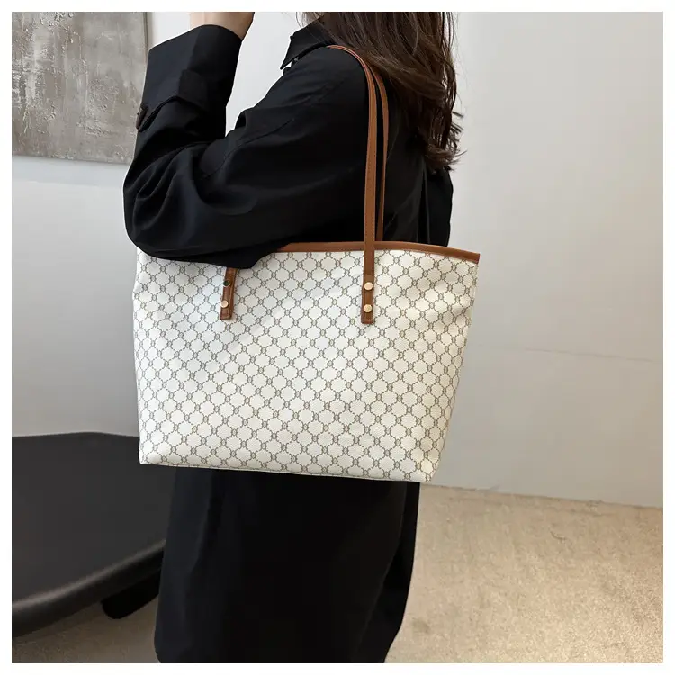 Vintage Brown Patterned Shoulder Bag for Women 2024 — feature 23
