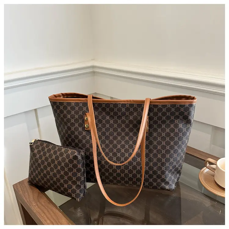 Vintage Brown Patterned Shoulder Bag for Women 2024 — feature 9