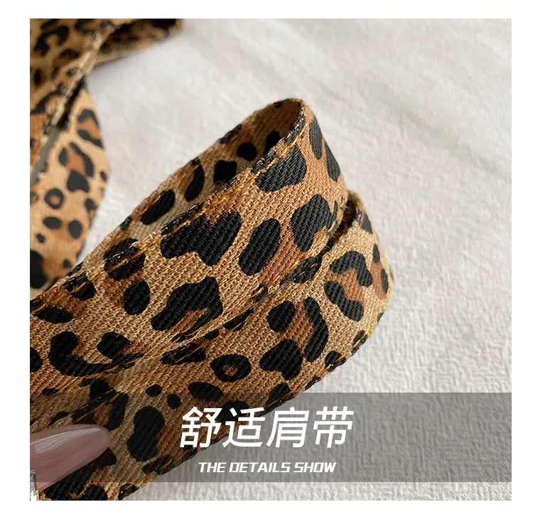 Retro Leopard Print Shoulder Bag 2024 Autumn — feature 7