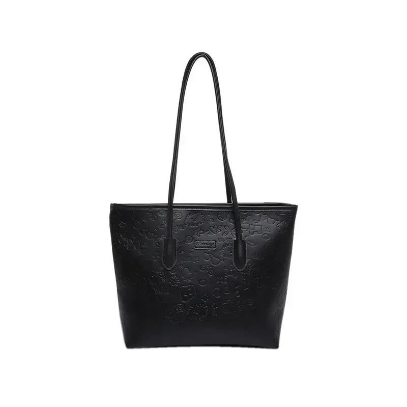 Korean Style Cream Shoulder Bag with Doll Decor - Image 11